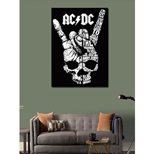 Kanvas Tablo Ac/dc Highway To Hell 70x100 cm