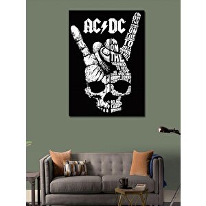 Kanvas Tablo Ac/dc Highway To Hell 100x140 cm