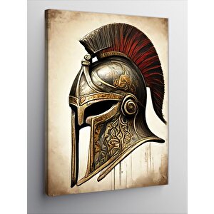 Kanvas Tablo Gladyatör Kaskı 70x100 cm