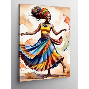 Kanvas Tablo Afrikalı Kadın 50x70 cm