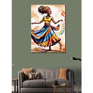 Kanvas Tablo Afrikalı Kadın 50x70 cm