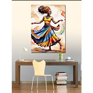 Kanvas Tablo Afrikalı Kadın 70x100 cm