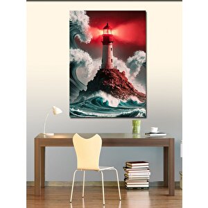 Kanvas Tablo Deniz Feneri 70x100 cm