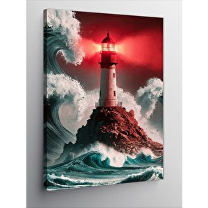 Kanvas Tablo Deniz Feneri 50x70 cm