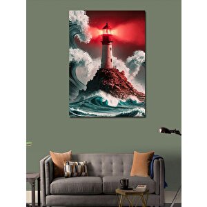 Kanvas Tablo Deniz Feneri 50x70 cm