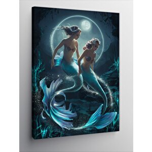 Kanvas Tablo Deniz Kızları 100x140 cm