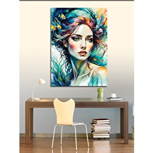 Kanvas Tablo Denizin İçindeki Kız 50x70 cm