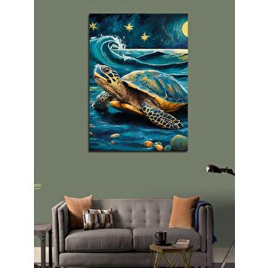 Kanvas Tablo Deniz Kaplumbağası 70x100 cm