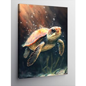 Kanvas Tablo Caretta Caretta 70x100 cm