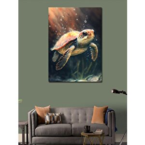 Kanvas Tablo Caretta Caretta 70x100 cm