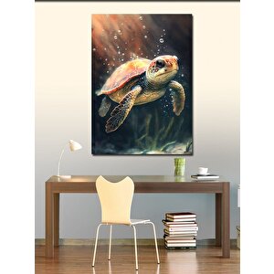 Kanvas Tablo Caretta Caretta 70x100 cm