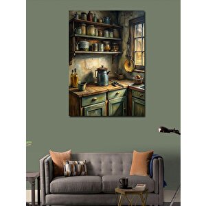 Kanvas Tablo Eski Mutfak 50x70 cm