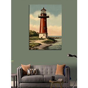 Kanvas Tablo Deniz Feneri 100x140 cm