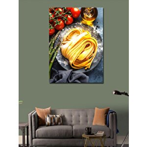 Kanvas Tablo Makarna Mutfak Temalı 70x100 cm