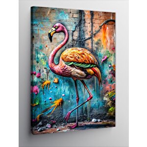 Kanvas Tablo Flamingo 100x140 cm