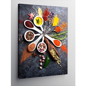 Kanvas Tablo Bahratlar Mutfak Temalı 100x140 cm