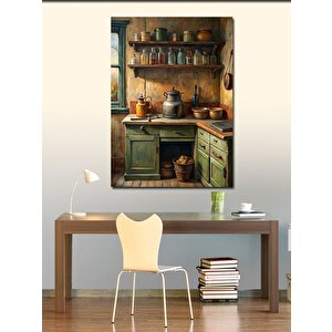 Kanvas Tablo Eski Mutfak 50x70 cm