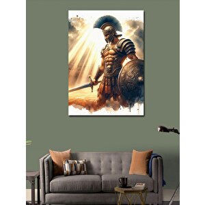 Kanvas Tablo Sulu Boya Gladyatör  70x100 cm