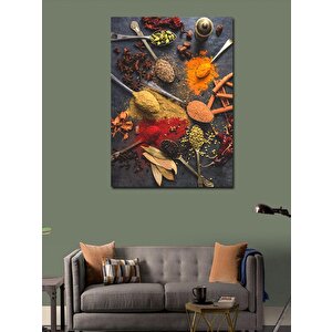 Kanvas Tablo Baharatlar Mutfak Temalı 50x70 cm