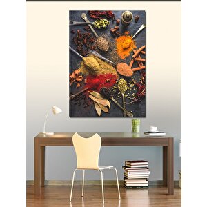 Kanvas Tablo Baharatlar Mutfak Temalı 50x70 cm