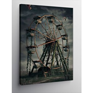 Kanvas Tablo Eski Dönme Dolap 70x100 cm