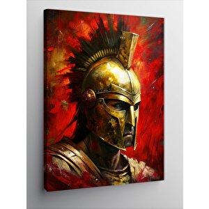 Kanvas Tablo Miğferli Roma Askeri 100x140 cm