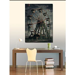 Kanvas Tablo Eski Dönme Dolap 50x70 cm