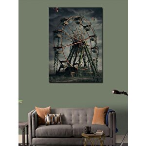 Kanvas Tablo Eski Dönme Dolap 100x140 cm