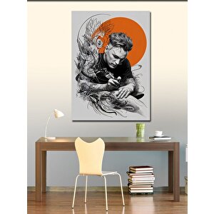 Kanvas Tablo Dövme Temalı 70x100 cm
