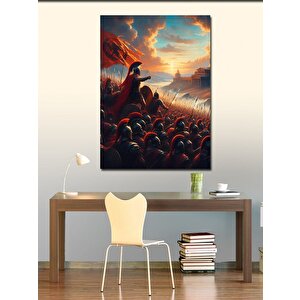 Kanvas Tablo Roma Askerleri 100x140 cm
