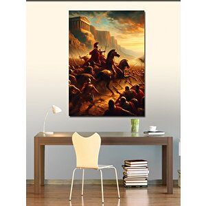 Kanvas Tablo Roma Askerleri 100x140 cm