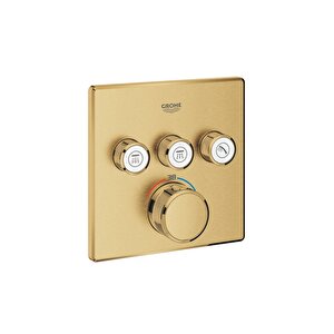 Grohtherm Smartcontrol Üç Valfli Akış Kontrollü, Ankastre Termostatik Duş Bataryası - 29126gn0