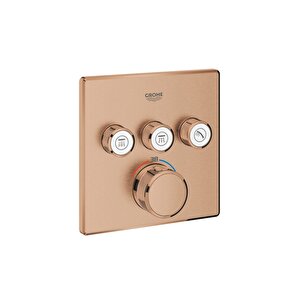 Grohtherm Smartcontrol Üç Valfli Akış Kontrollü, Ankastre Termostatik Duş Bataryası - 29126dl0