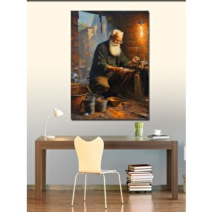 Kanvas Tablo Bakır Kalaylayan Dede 50x70 cm