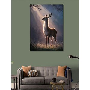 Kanvas Tablo Ormanda Ceylan 100x140 cm
