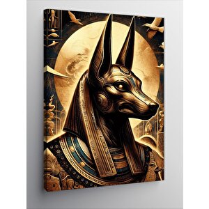 Kanvas Tablo Anubis 50x70 cm