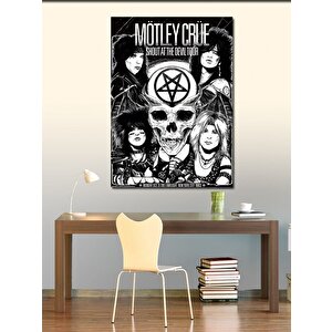 Kanvas Tablo Mötley Crüe Müzik Grubu 100x140 cm