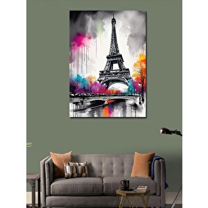 Kanvas Tablo Paris Eyfel Kulesi 100x140 cm