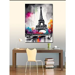 Kanvas Tablo Paris Eyfel Kulesi 100x140 cm