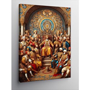 Kanvas Tablo Padişah Ve Vezirleri 50x70 cm