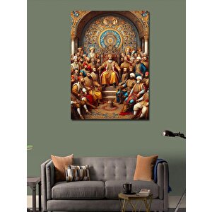 Kanvas Tablo Padişah Ve Vezirleri 100x140 cm