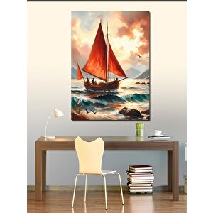 Kanvas Tablo Sandaldaki İnsanlar 70x100 cm
