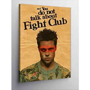 Kanvas Tablo Fight Club Dövüş Kulübü 100x140 cm