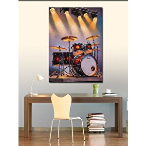 Kanvas Tablo Sahne Ve Bateri 50x70 cm