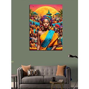Kanvas Tablo Afrikalı Kadınlar 70x100 cm