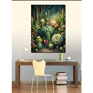 Kanvas Tablo Kaktüsler 50x70 cm