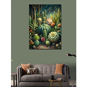 Kanvas Tablo Kaktüsler 70x100 cm