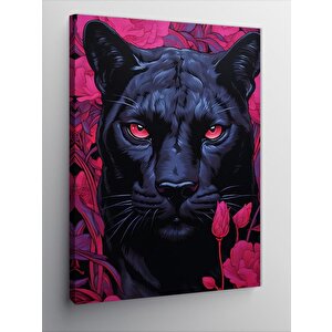 Kanvas Tablo Siyah Panter 50x70 cm