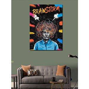 Kanvas Tablo Beyin Fırtınası 70x100 cm