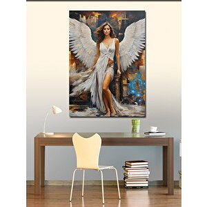 Kanvas Tablo Beyaz Melek 50x70 cm